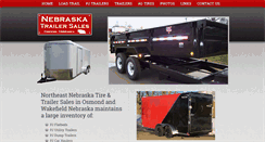 Desktop Screenshot of nebraskatrailersales.com