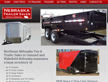 Tablet Screenshot of nebraskatrailersales.com